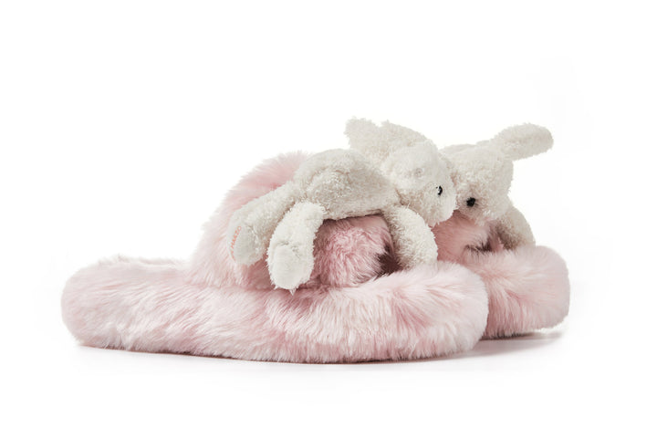 13De Marzo LOGO FURRY PLUSH SLIPPER