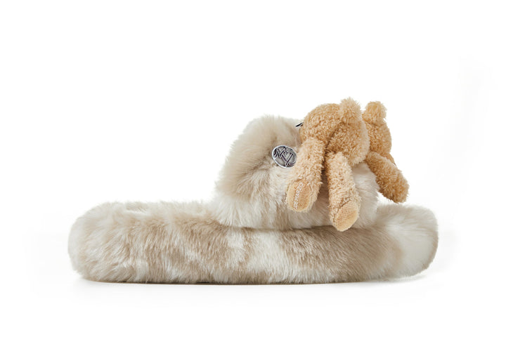 13De Marzo LOGO FURRY PLUSH SLIPPER