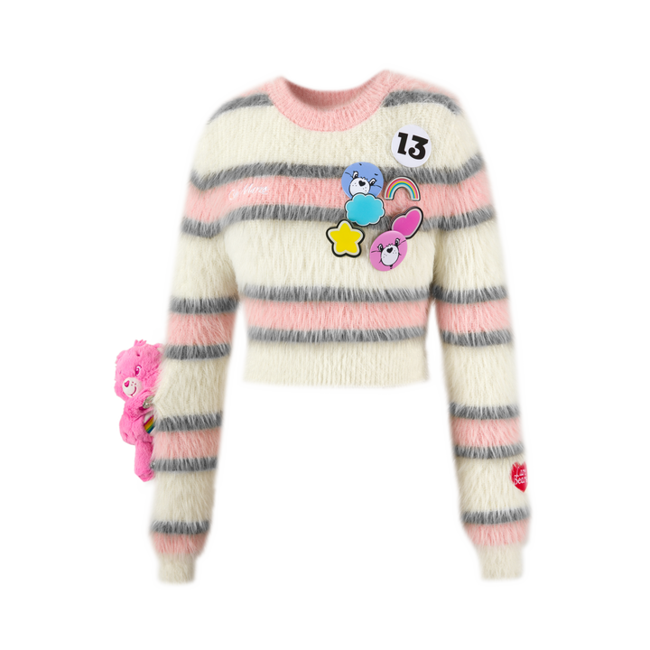 13De Marzo CARE BEARS BADGES SWEATER