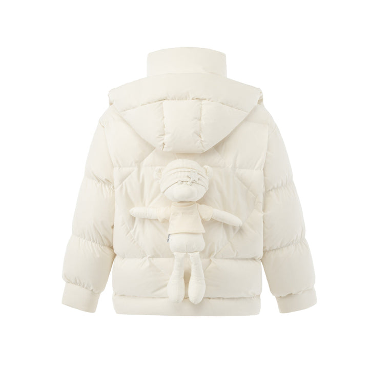 13De Marzo BEAR EMBOSSMENT DOWN JACKET