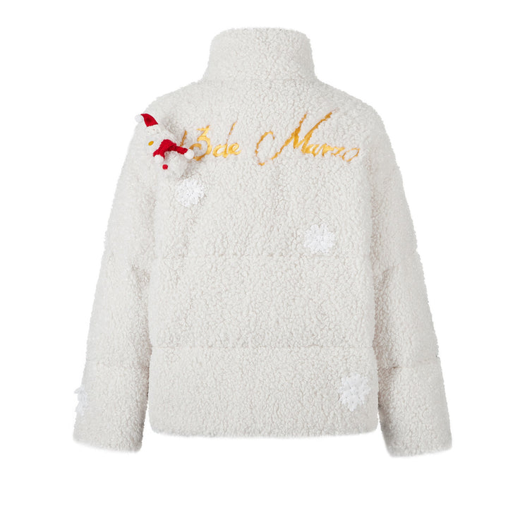 13De Marzo CHRISTMAS SNOWMAN BEAR FLEECE COAT