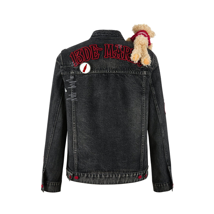 13De Marzo 13DE MARZO Coca-Cola Bear Denim Jacket