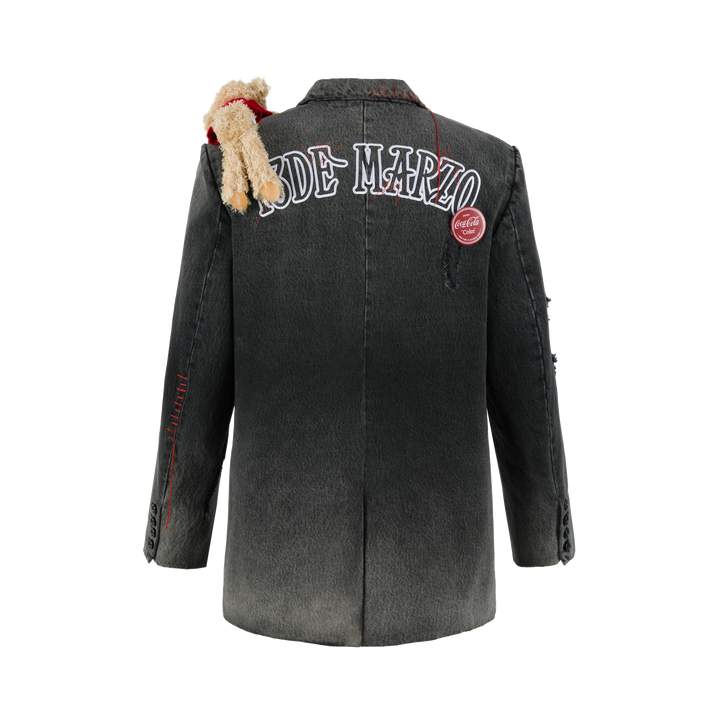 13De Marzo COCA-COLA BEAR DENIM SUIT