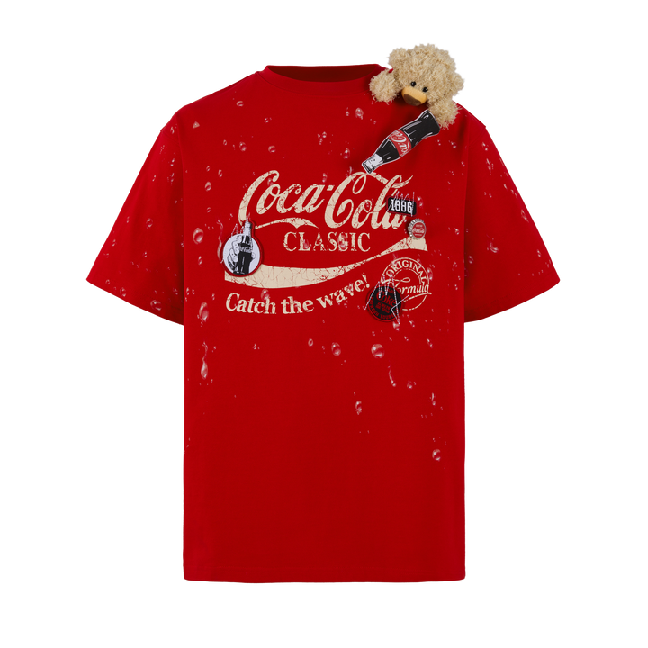 13De Marzo COCA-COLA BEAR WATER DROP T-SHIRT