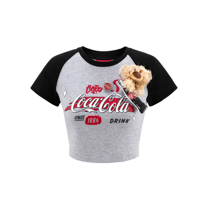 13De Marzo COCA-COLA BEAR LOGO TOP