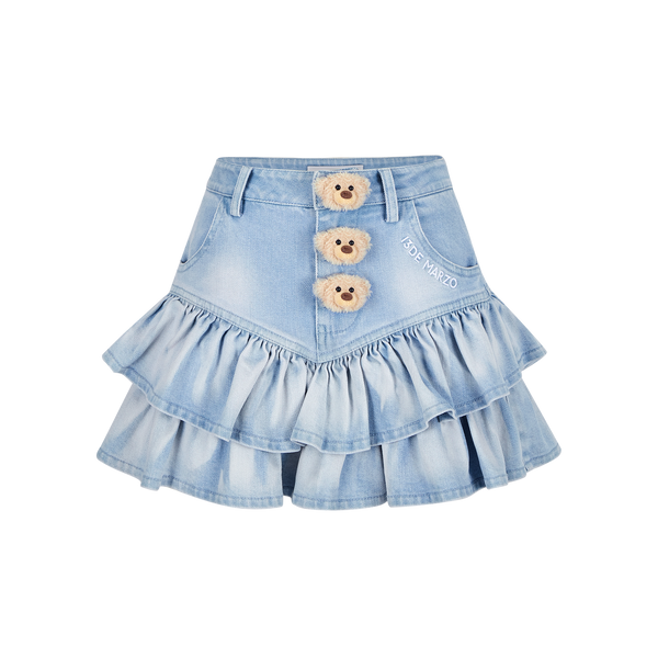 BEAR DENIM CAKE SKIRT