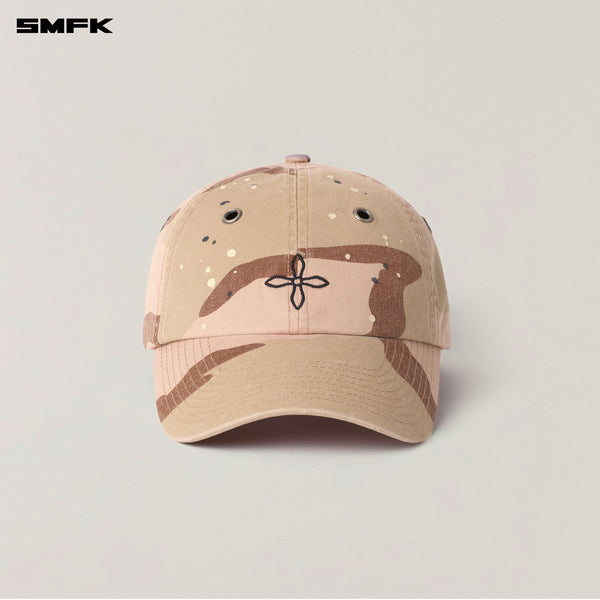 COMPASS BADGE CAMO CARGO CAP DESERT CAMOUFLAGE