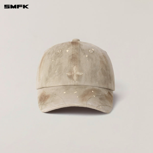 RAGE WILD HANDCRAFT DRIP DYED DENIM CAP WILD BROWN