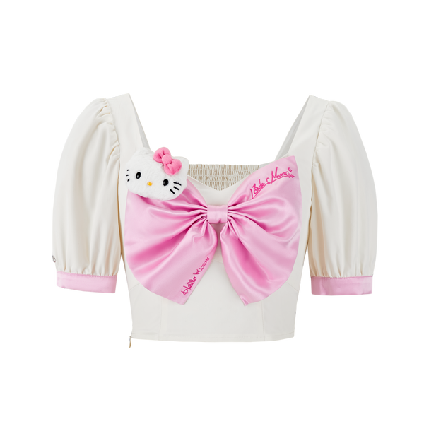 HELLO KITTY BOWKNOT PUFF TOP