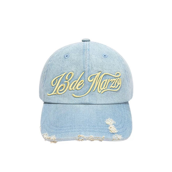 WASHED DISTRESSED BASEBALL CAP