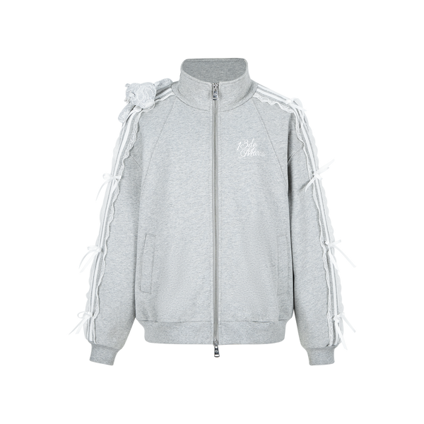 BEAR LACY KNOT ZIP SWEATSHIRT