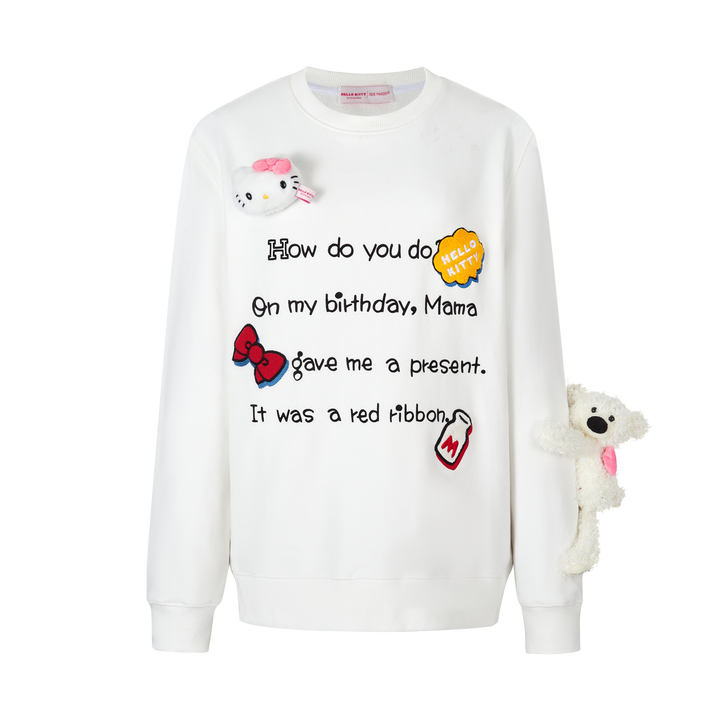 13De Marzo HELLO KITTY RIBBON STORY SWEATSHIRT