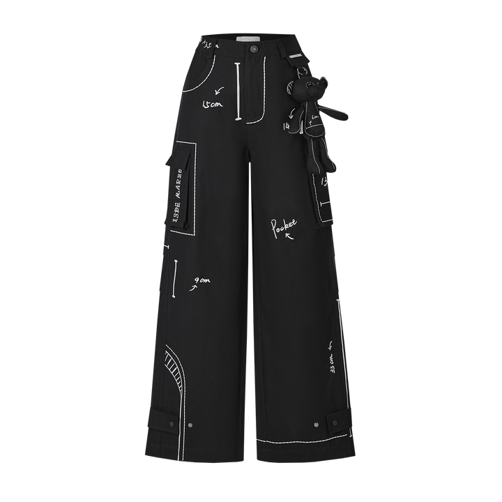 13De Marzo SKETCH LINE TROUSERS