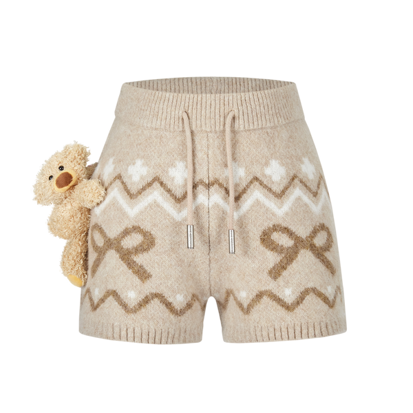 FAIR ISLE DOOZOO KNIT SHORTS