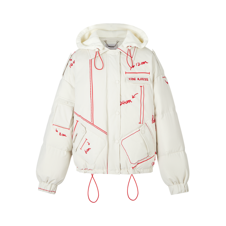 13De Marzo SKETCH LINE DOWN JACKET