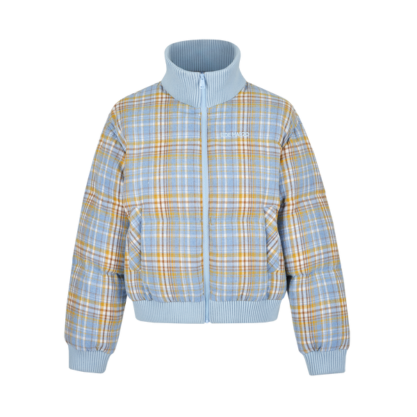 BEAR RETRO PLAID DOWN JACKET