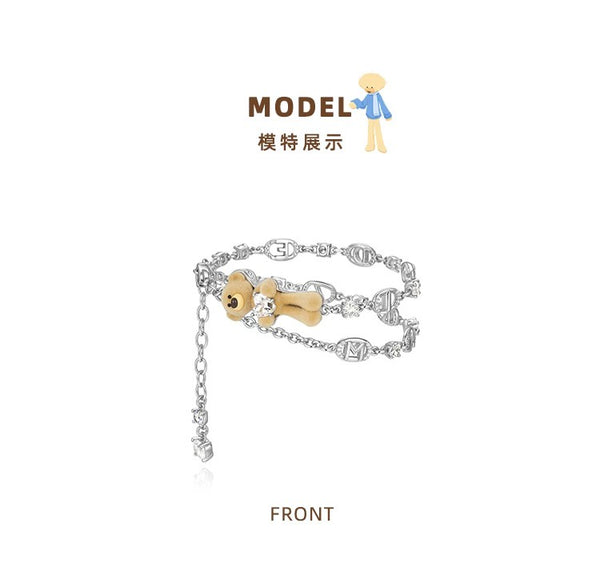 BEAR HUG HEART BRACELET