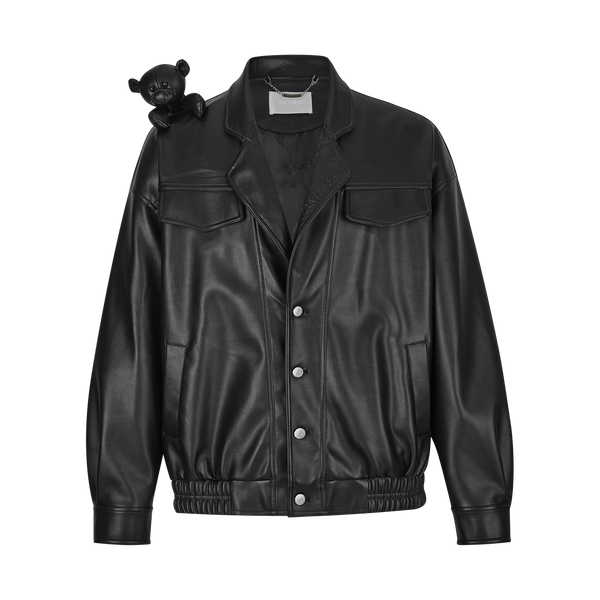 BEAR DARK LEATHER JACKET