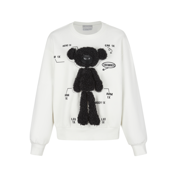 13De Marzo BEAR ANALYSIS SWEATER