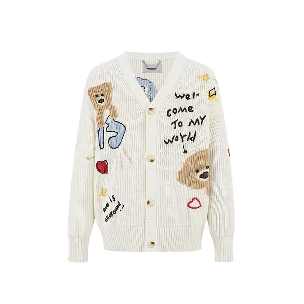 DOOZOO DOODLES CARDIGAN
