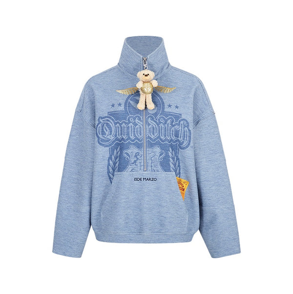 HARRY POTTER × 13DE MARZO QUIDDITCH BEAR ZIPPER JACKET