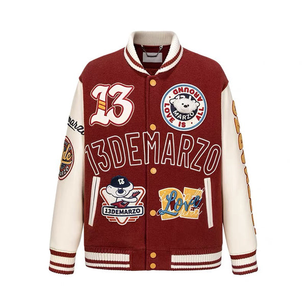 DOOZOO RETRO INSTRUMENTS BASEBALL JACKET