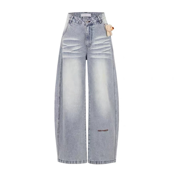 BEAR STAMPED LOGO BLADE JEANS