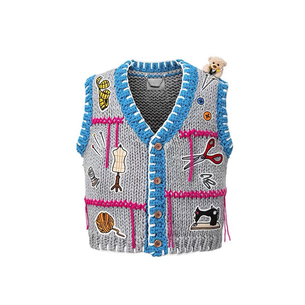 TAILOR BEAR TOOLS KNIT VEST