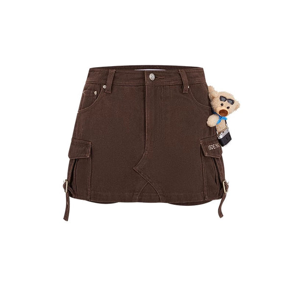 CAMERA BEAR CARGO SKIRT