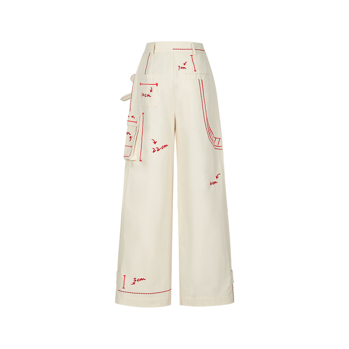 13De Marzo SKETCH LINE TROUSERS