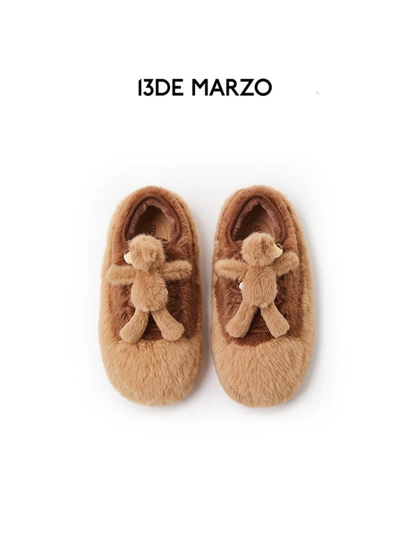 FUZZY BEAR CASUAL FOOTWEAR