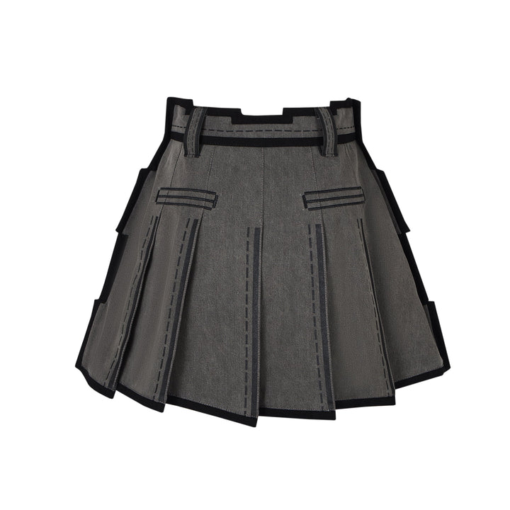 13De Marzo 2D PIXEL BEAR DENIM SKIRT