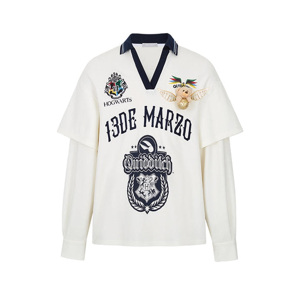 HARRY POTTER × 13DE MARZO QUIDDITCH BEAR SPORTS SHIRT