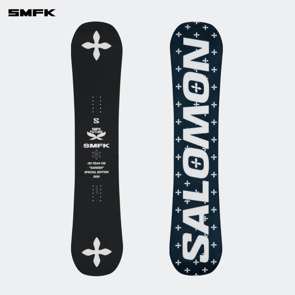 SMFK X SALOMON SNOW BOARD OHYEAH BLACK GARDEN