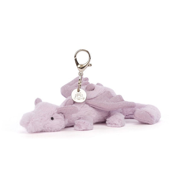 LAVENDER DRAGON BAG CHARM