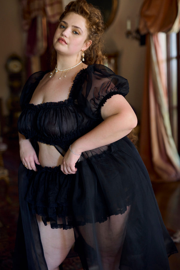 Selkie THE DAUPHINE KNICKERS/CAVIAR LACE