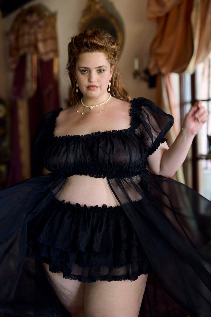 Selkie THE DAUPHINE KNICKERS/CAVIAR LACE