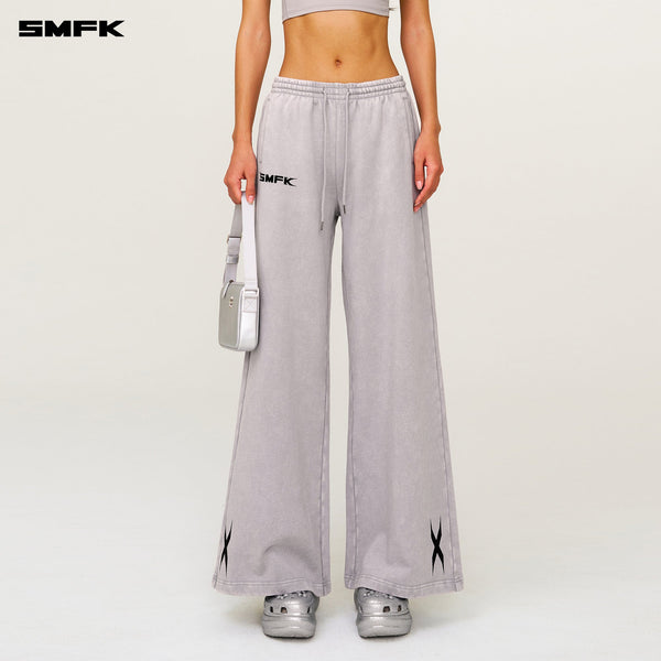 FUTURE GENETICS WIDE LEG SWEATPANTS DUSTY GRAY