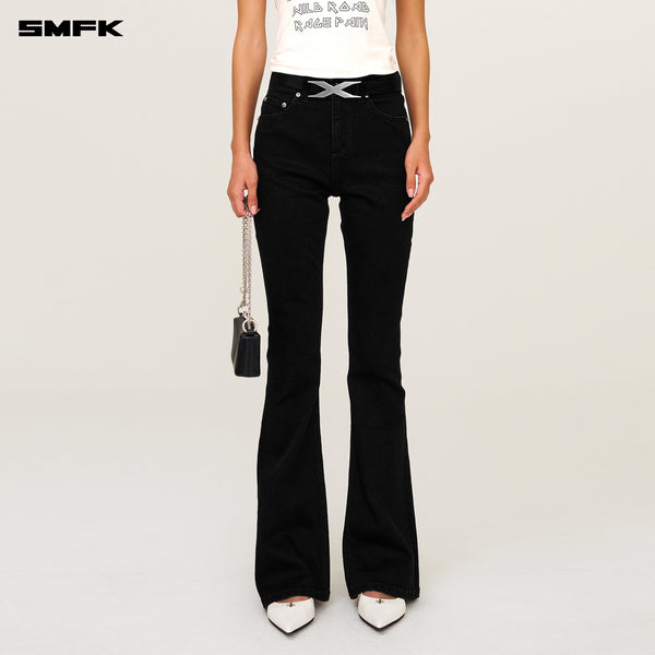 COMPASS CROSS CLASSIC FLARE JEANS WILDERNESS BLACK
