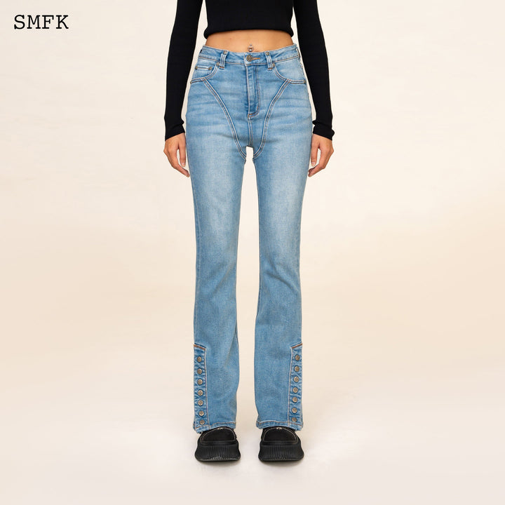 SMFK WILDWORLD RIDER MERMAID JEANS IN BLUE