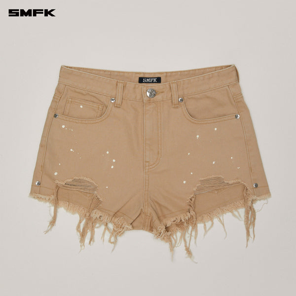 COMPASS WILD DENIM SHORTS SAND
