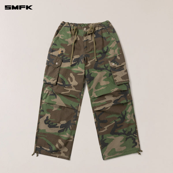 COMPASS RETRO CAMO PARA PANTS ARMY GREEN CAMOUFLAGE
