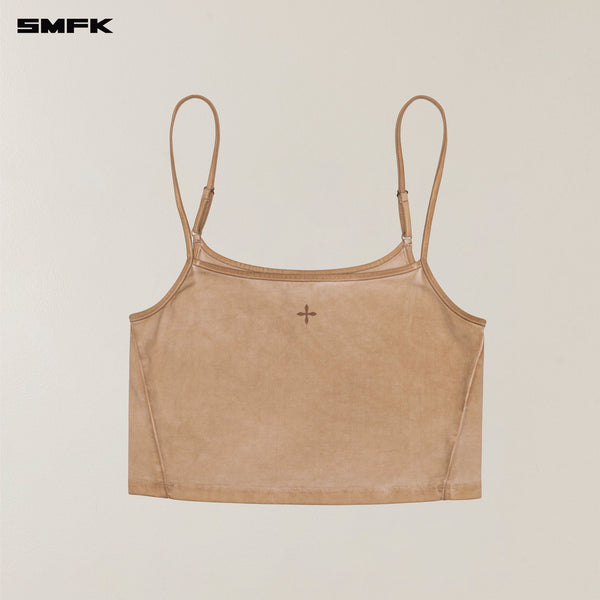VINTAGE STORM FADE DYE SHORT CAMISOLE FADING DESERT
