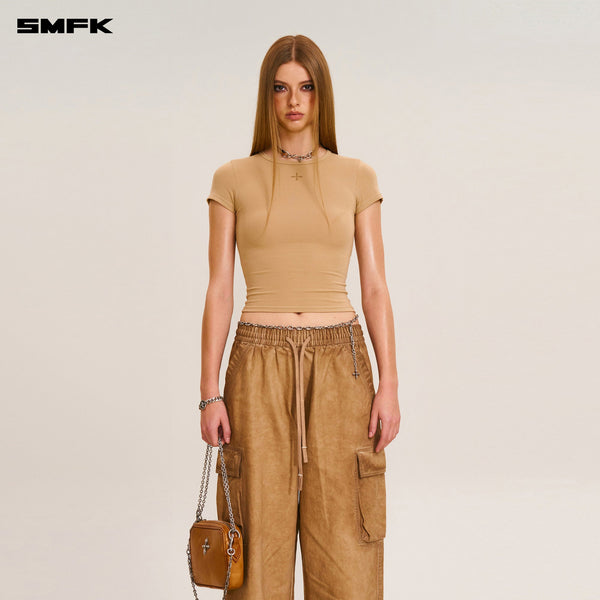 VINTAGE STORM FADE BODY TEE SAND