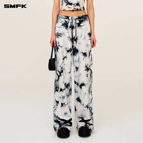 FUTURE MIRAGE TIE-DYE TRAINING PANTS MIRAGE BLACK & WHITE