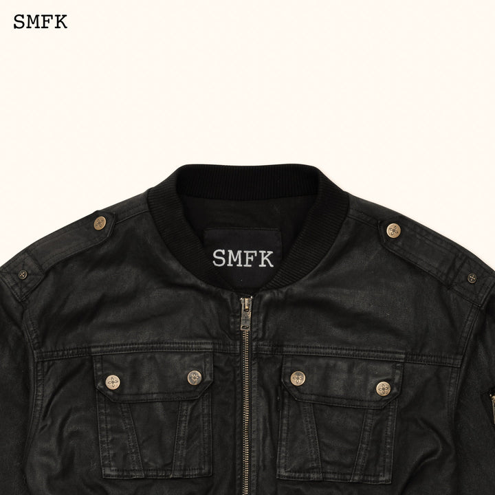 SMFK ANCIENT MYTH BLACK PANTHER PILOT JACKET