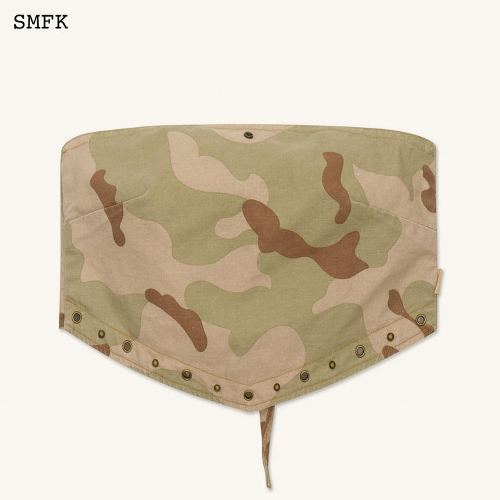 SMFK ANCIENT MYTH DESERT CAMOUFLAGE BANDEAU TUBE TOP