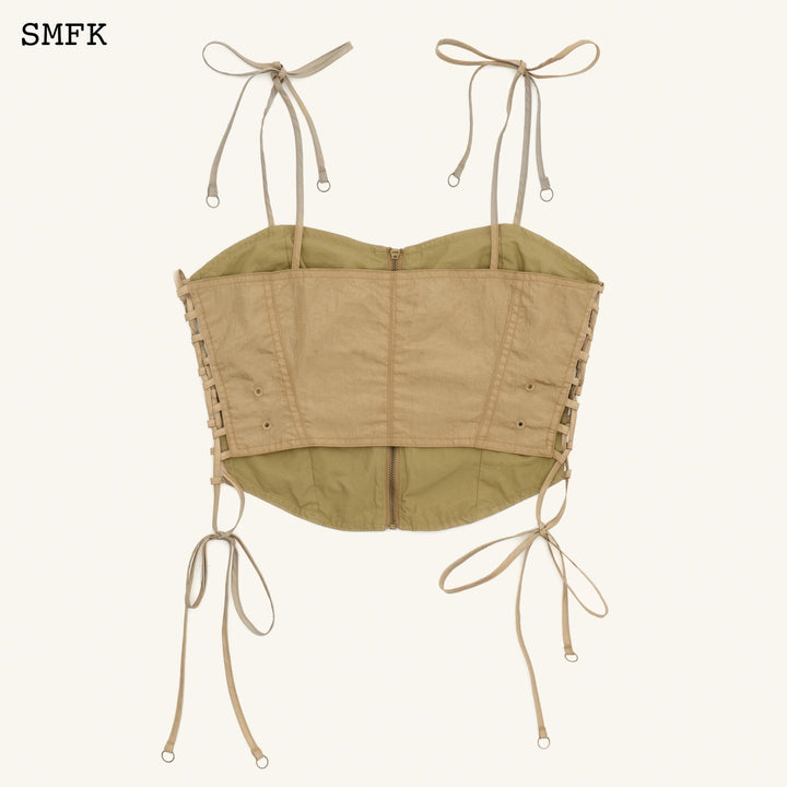 SMFK TEMPLE GARDEN PARATROOPER CROPPED TOP