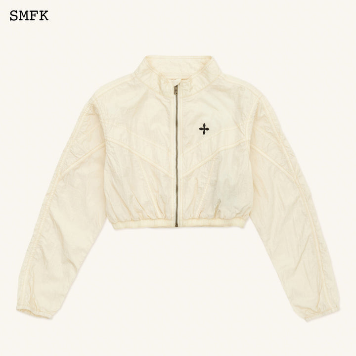 SMFK ANCIENT MYTH VIPER ALLOY JOGGING WHITE JACKET