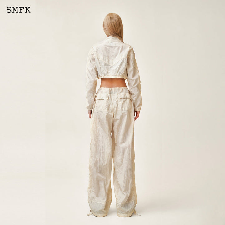 SMFK ANCIENT MYTH VIPER ALLOY JOGGING WHITE JACKET